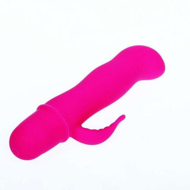 Vibratore Massaggiatore Elegante in Silicone Viola con 10 Modalità